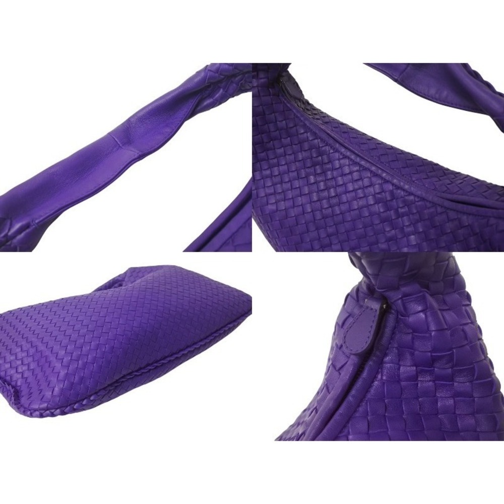 Bottega Veneta One Hobo Shoulder Bag Intrecciato Purple Hobo - Picture 5 of 8